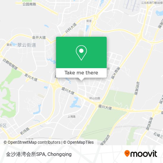 金沙港湾会所SPA map