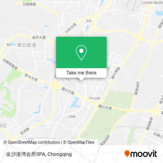 金沙港湾会所SPA map