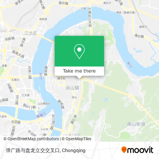 弹广路与盘龙立交交叉口 map