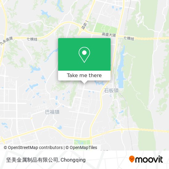 坚美金属制品有限公司 map