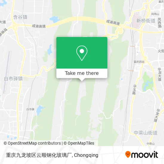 重庆九龙坡区云顺钢化玻璃厂 map