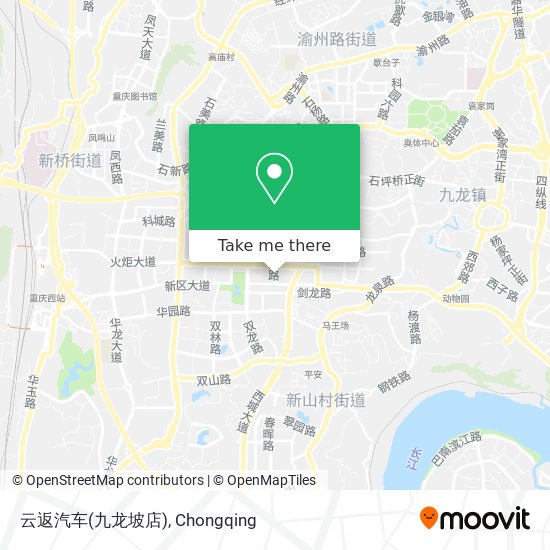 云返汽车(九龙坡店) map