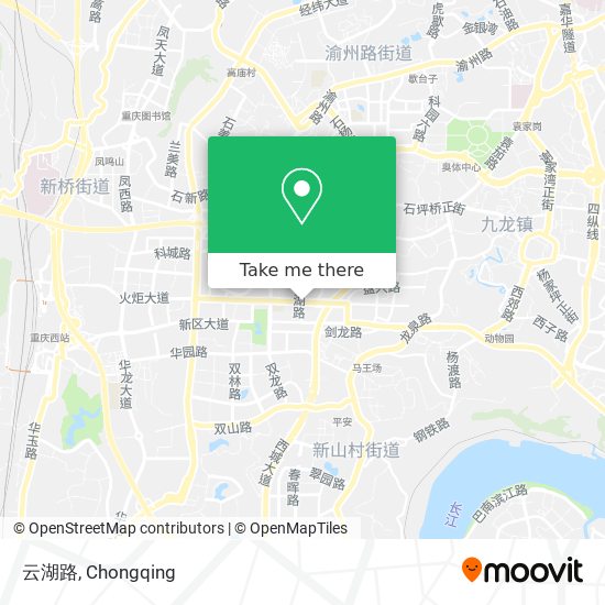 云湖路 map