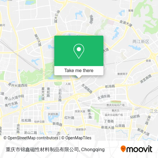 重庆市锦鑫磁性材料制品有限公司 map