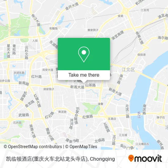 凯临顿酒店(重庆火车北站龙头寺店) map