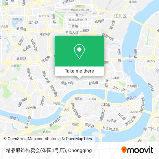 精品服饰特卖会(茶园1号店) map