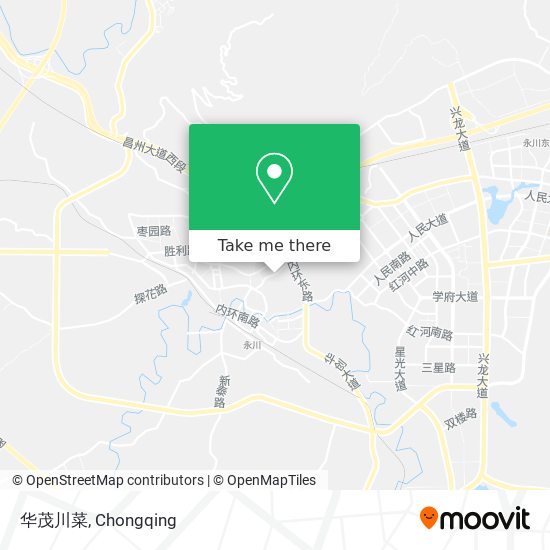 华茂川菜 map