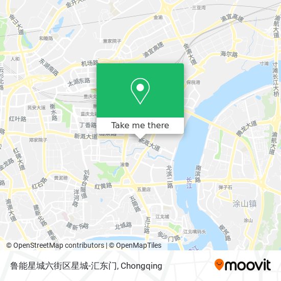 鲁能星城六街区星城-汇东门 map