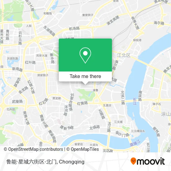 鲁能·星城六街区-北门 map