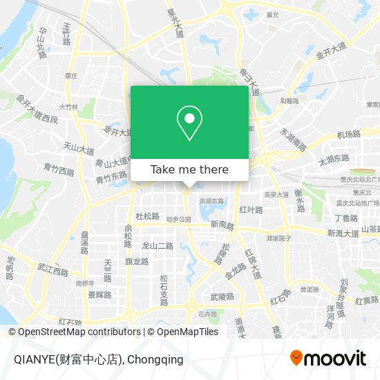 QIANYE(财富中心店) map
