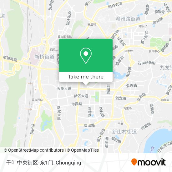 千叶中央街区-东1门 map