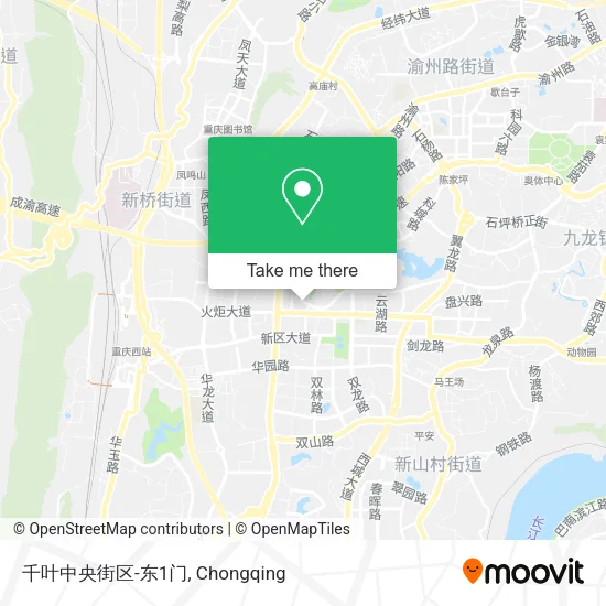 千叶中央街区-东1门 map