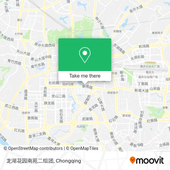 龙湖花园南苑二组团 map
