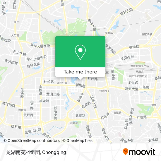 龙湖南苑-4组团 map