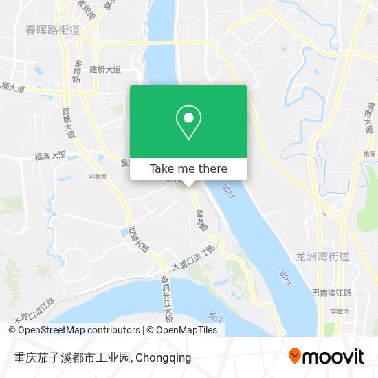 重庆茄子溪都市工业园 map