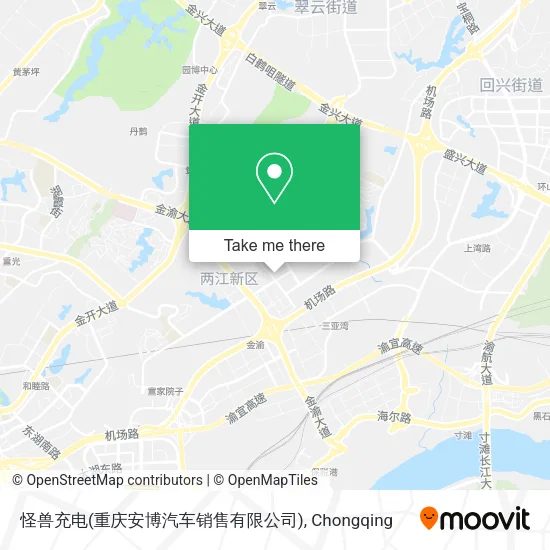 怪兽充电(重庆安博汽车销售有限公司) map