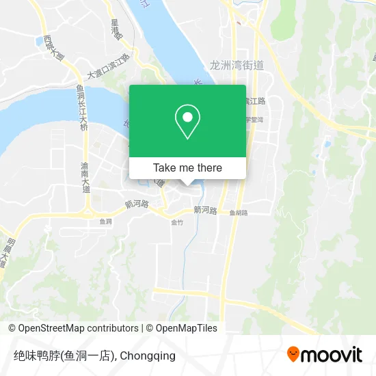 绝味鸭脖(鱼洞一店) map