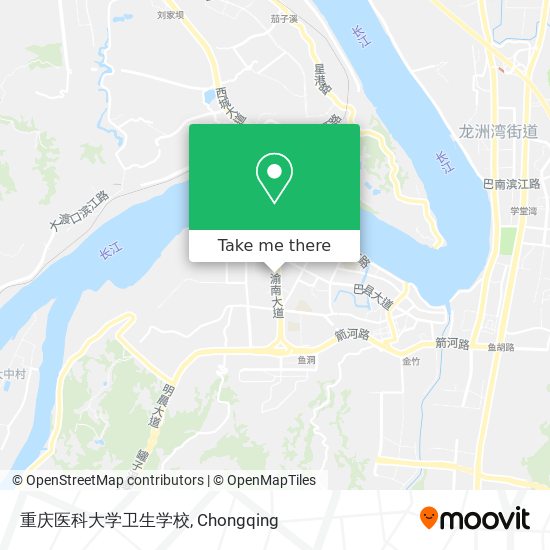 重庆医科大学卫生学校 map