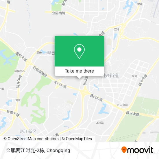 金鹏两江时光-2栋 map