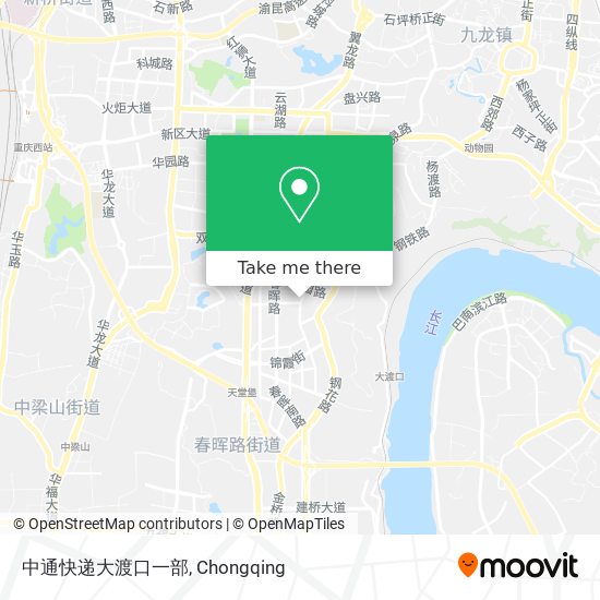 中通快递大渡口一部 map