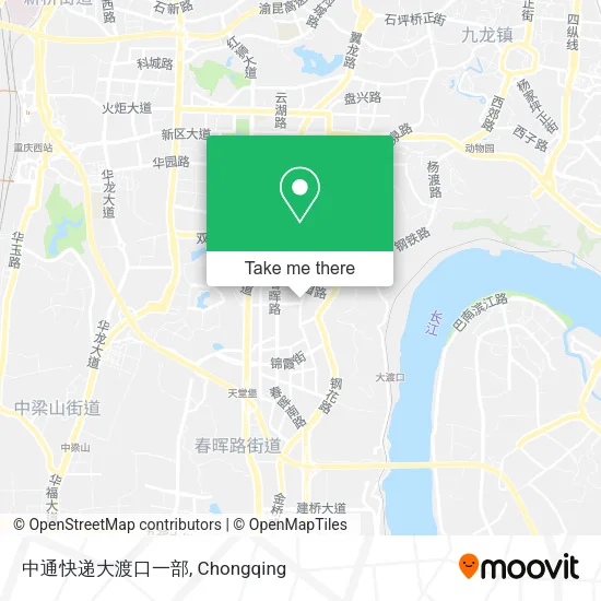 中通快递大渡口一部 map