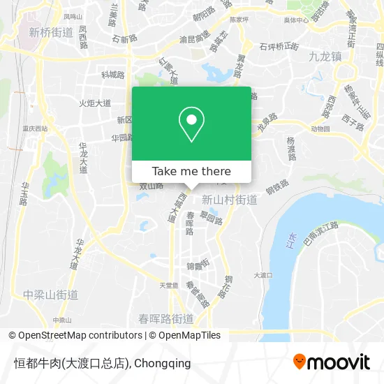 恒都牛肉(大渡口总店) map