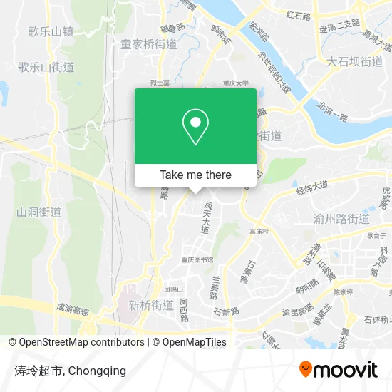 涛玲超市 map