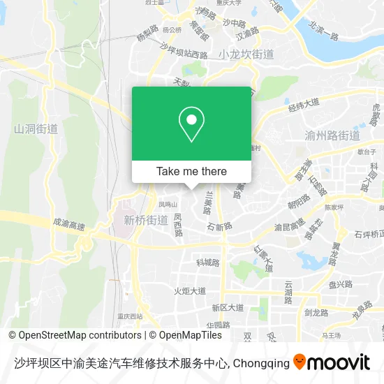 沙坪坝区中渝美途汽车维修技术服务中心 map