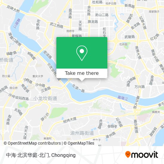 中海·北滨华庭-北门 map