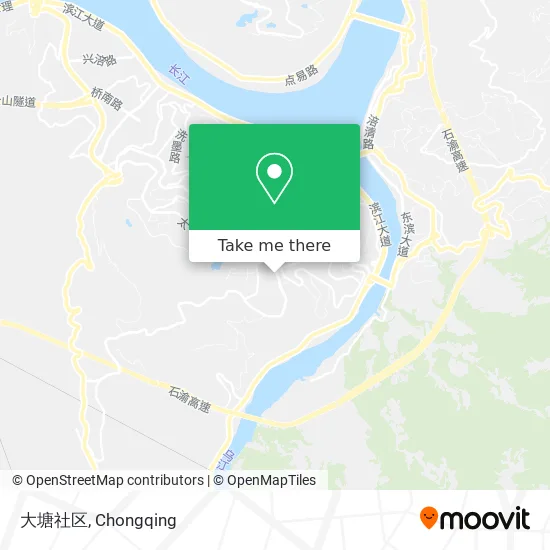 大塘社区 map