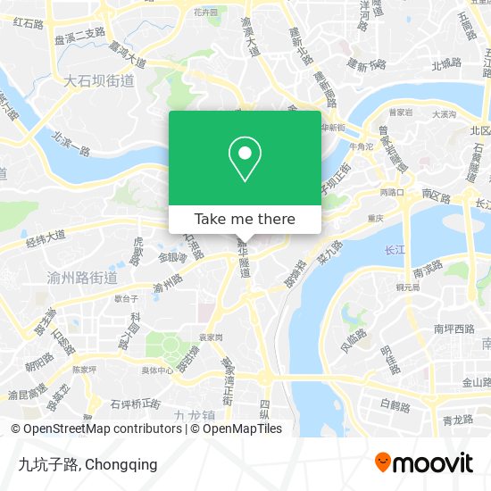 九坑子路 map