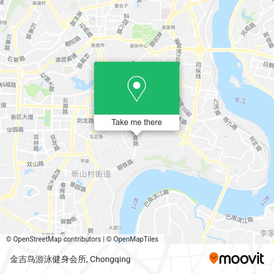 金吉鸟游泳健身会所 map