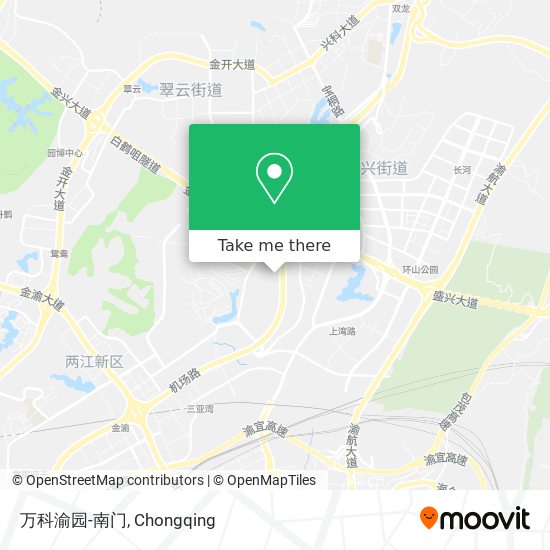 万科渝园-南门 map