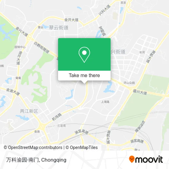 万科渝园-南门 map