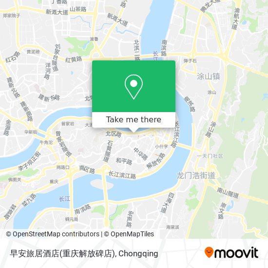 早安旅居酒店(重庆解放碑店) map