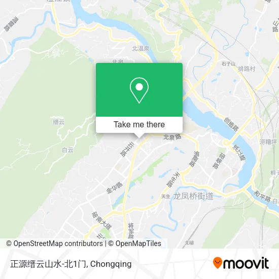 正源缙云山水-北1门 map