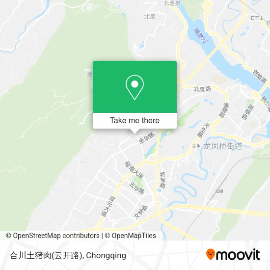 合川土猪肉(云开路) map