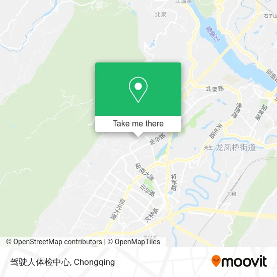 驾驶人体检中心 map