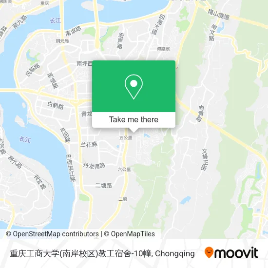 重庆工商大学(南岸校区)教工宿舍-10幢 map