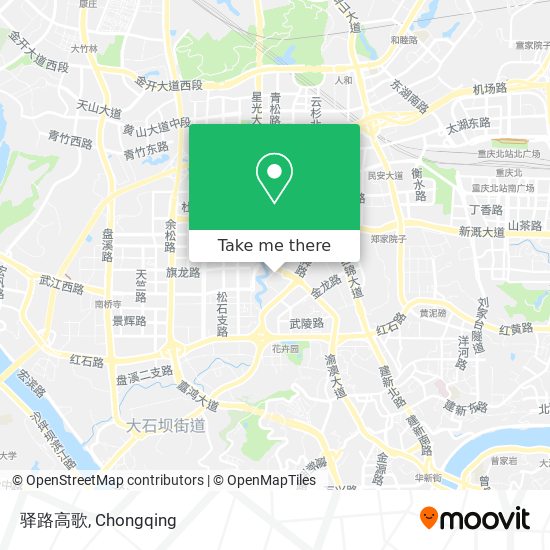 驿路高歌 map