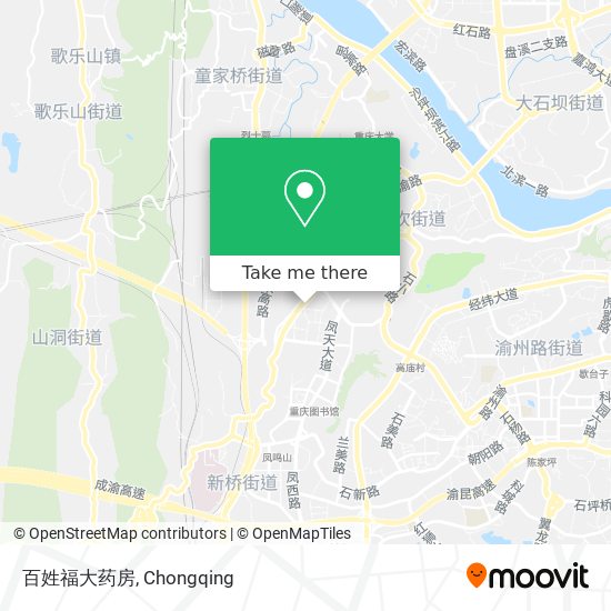 百姓福大药房 map