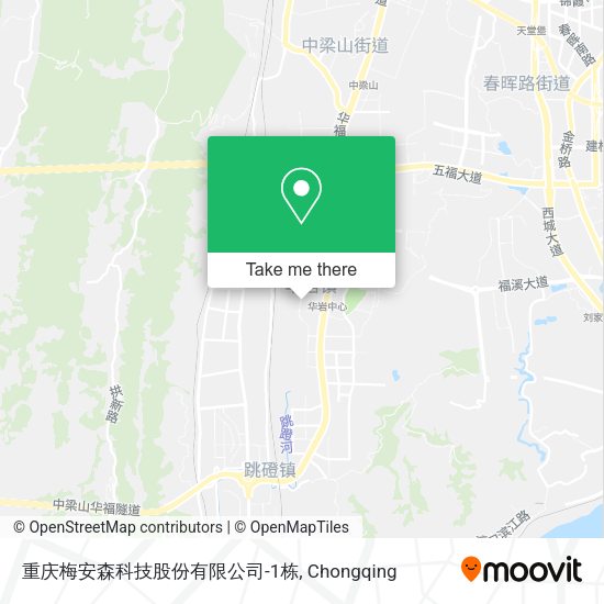 重庆梅安森科技股份有限公司-1栋 map