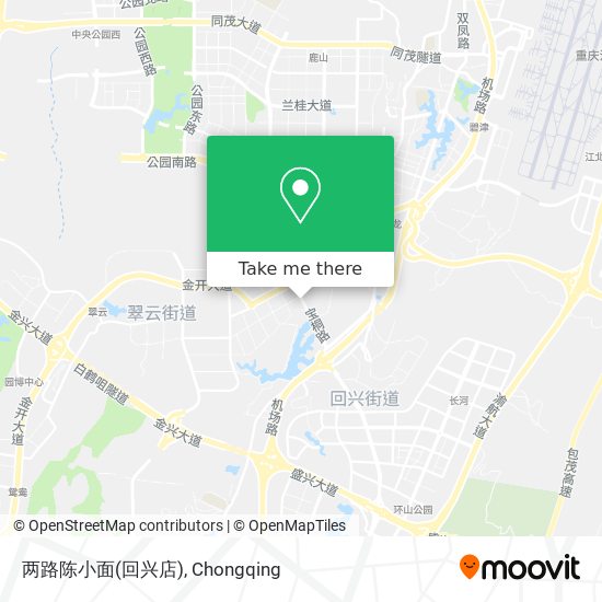 两路陈小面(回兴店) map