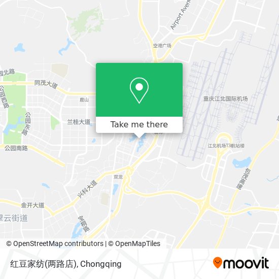 红豆家纺(两路店) map