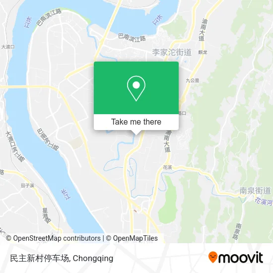 民主新村停车场 map