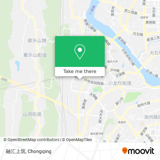 融汇上筑 map
