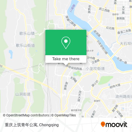 重庆上筑青年公寓 map