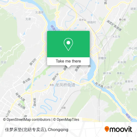 佳梦床垫(北碚专卖店) map