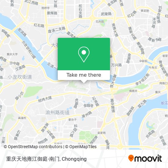 重庆天地雍江御庭-南门 map