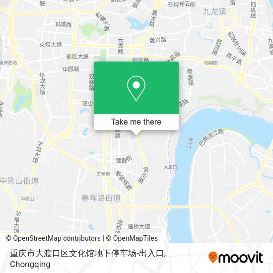 重庆市大渡口区文化馆地下停车场-出入口 map